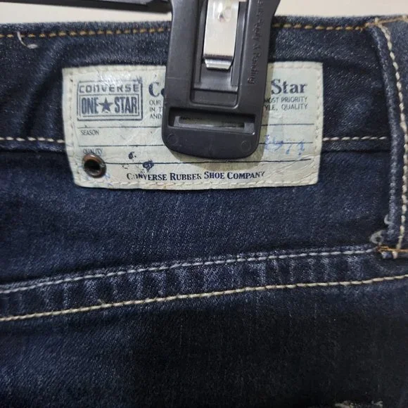 Converse Denim Skirt Dark Wash Size 4 - Picture 4 of 6